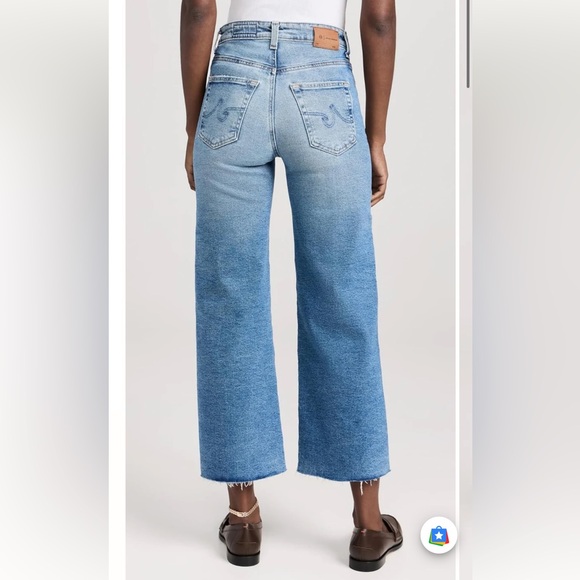 AG Wide Leg Crop Jeans Size 31 - Picture 4 of 11